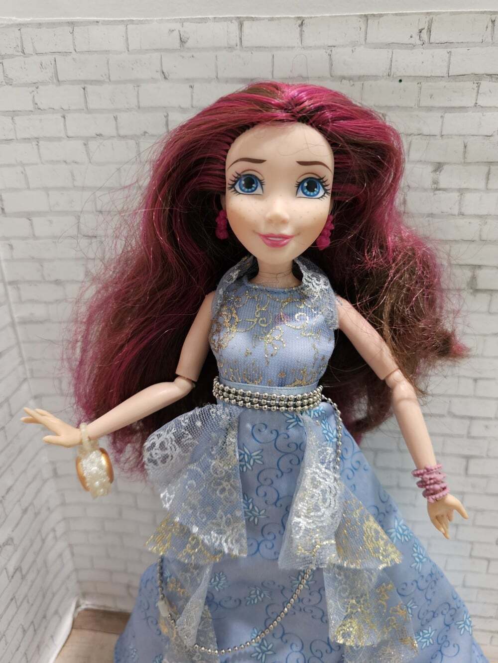 Disney Descendants Coronation Jane Auradon Prep Doll Blue Gown Hasbro Rare